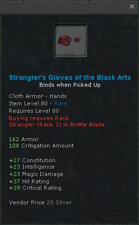 Stranglers gloves of the black arts