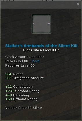 Stalkers armbands of the silent kill