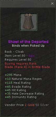 Shawl of the departed