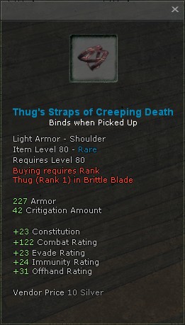 Thugs straps of creeping death