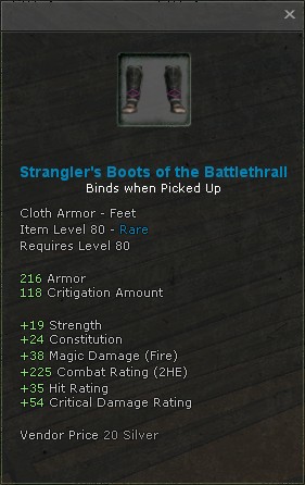 Stranglers boots of the battlethrall