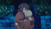Shiemi e sua mãe se abraçam.png