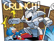 Sonic dodges Silver Sonic