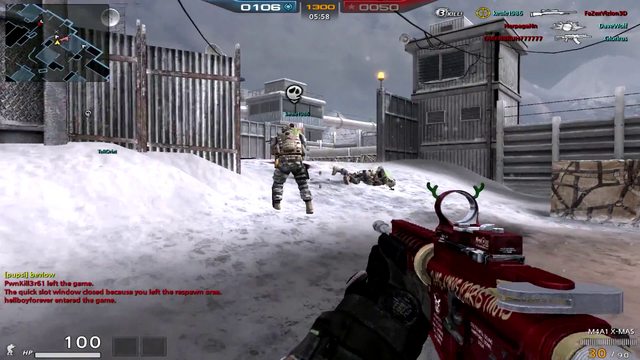 File:M4A1 X-MAS ingame.png
