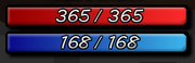 Health and Mana bars