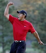 TigerWoods fistpump