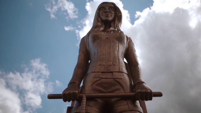 File:Statue of the Black Canary.png