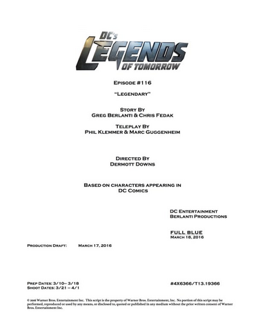File:DC's Legends of Tomorrow script title page - Legendary.png