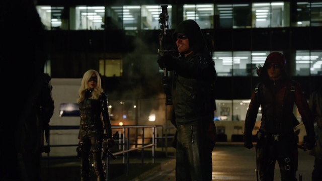 File:Black Canary, The Arrow and Arsenal face Ra's al Ghul.png
