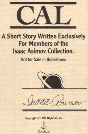 A cal book