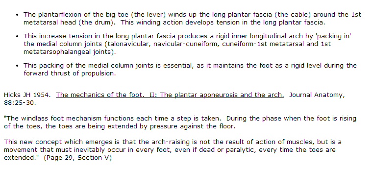 Foot Windlass Mechanics Explained