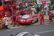 Stewart pits his No. 14 Impala in the 2009 Coca-Cola 600 at Charlotte Motor Speedway