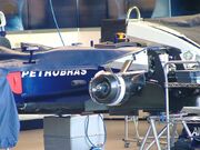 Williams GP USA 2005 in garage