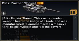 Blitz Panzer Shovel description