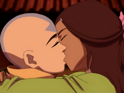 Aang and Katara kiss.png