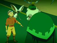 Aang, Momo, and Bumi