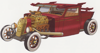 Triple Threat Triad's car