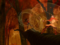 Aang usa corriente de aire contra Jet.png