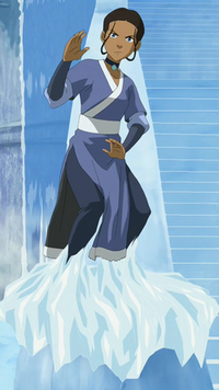 Katara fights Pakku