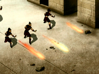 Soldiers firebend