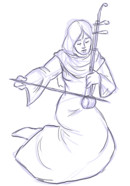 Guifu-playing-erhu