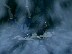 Zuko and Sokka crash