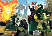 Toph y Suki luchando juntas.png