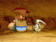 Momo y Hawky peleando.png