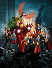 Avengers Assemble movie replica poster