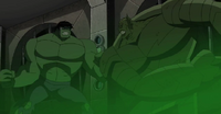 Hulk fighting Abomination
