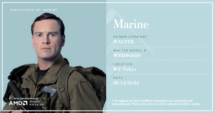 A "certificate of imprint" for a WALTER (Marine) unit