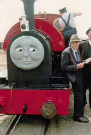 Rev W Awdry and Peter Sam - Tivedshambo 1988-05-14