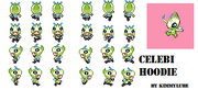 Celebi hoodie sprite