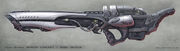 Sci fi CA Nano sniper long range laser beam cannon rifle blaster futuristic gun weapon by jimsvanberg