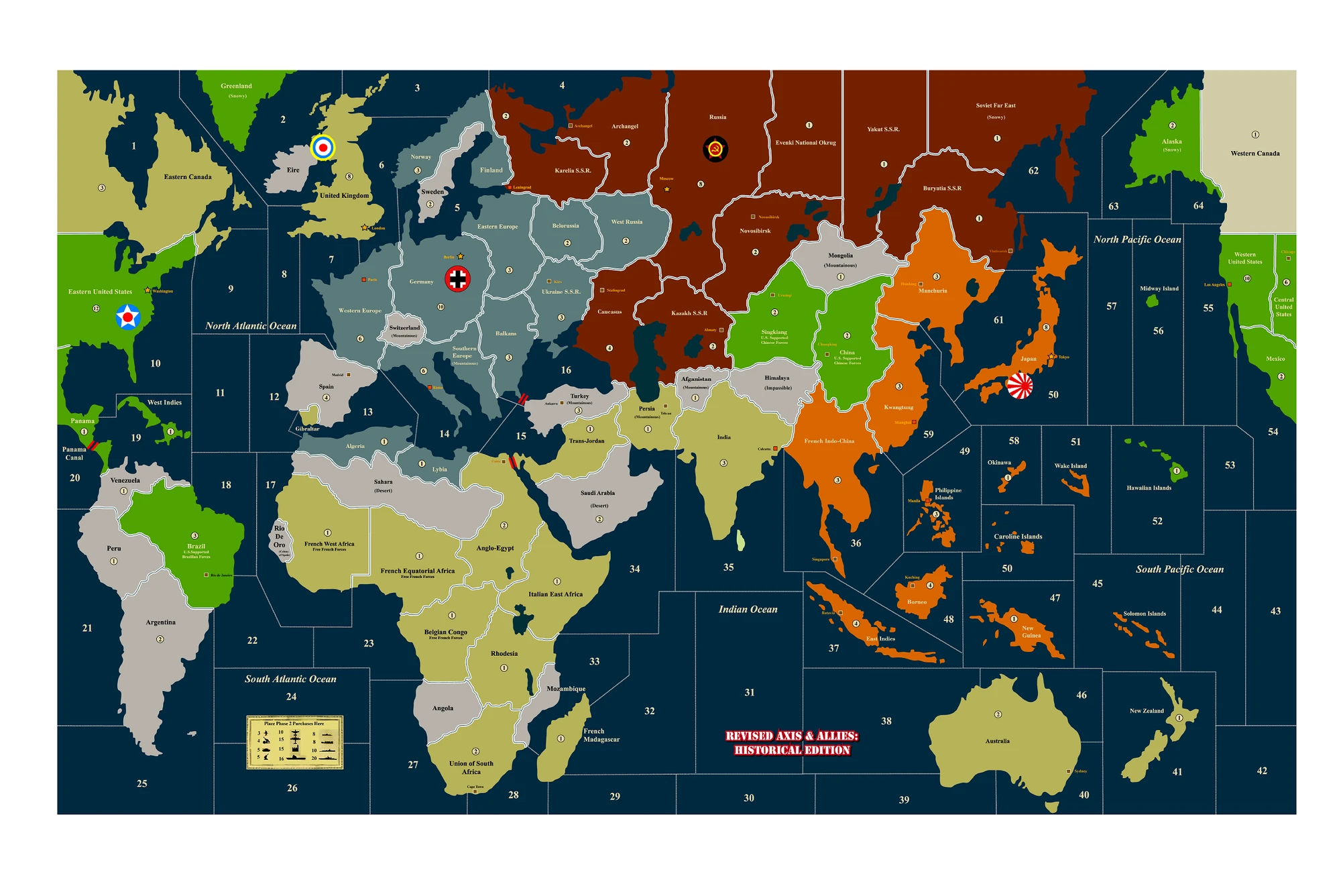 Image AARHE Map 150x150 p1.png Axis & Allies Wiki FANDOM powered