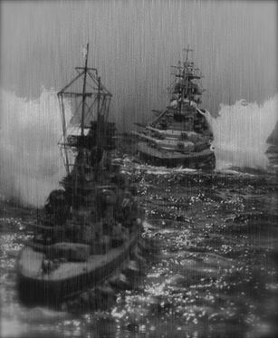 Bismarck Chasing Prinz Eugen