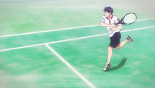 S2E25 Eiichiro using Miyagawas drive volley