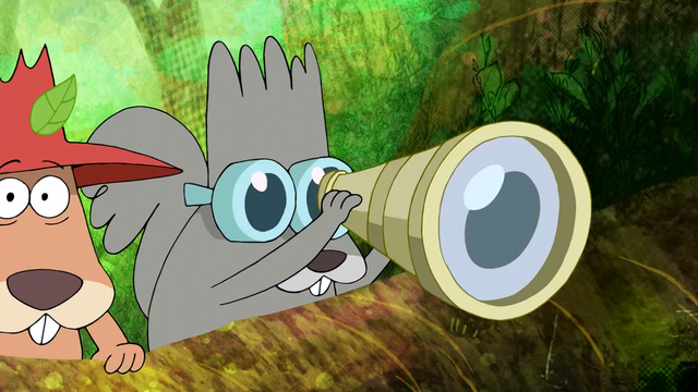 File:Squirrel looking through telescope.png