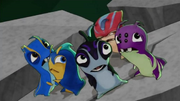 Electroshock, Slirena, Flatulorhinka, Carnero y Aracniredes.png