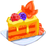 Oven-Autumn Cake plate