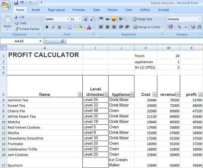Profit calculator