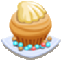 Oven-Seashell Cupcakes plate