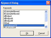 KeyWrds Dialog