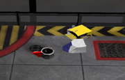 Pissbrick immoblized