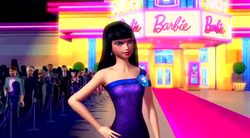 Raquelle at the premiere