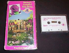 Campfire Sing-Along (Audio Cassette) | Barney Wiki ...