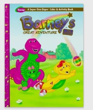 Image - Barney's Great Adventure Coloring Book.png | Barney Wiki ...