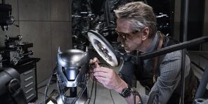 Alfred working in the cowl