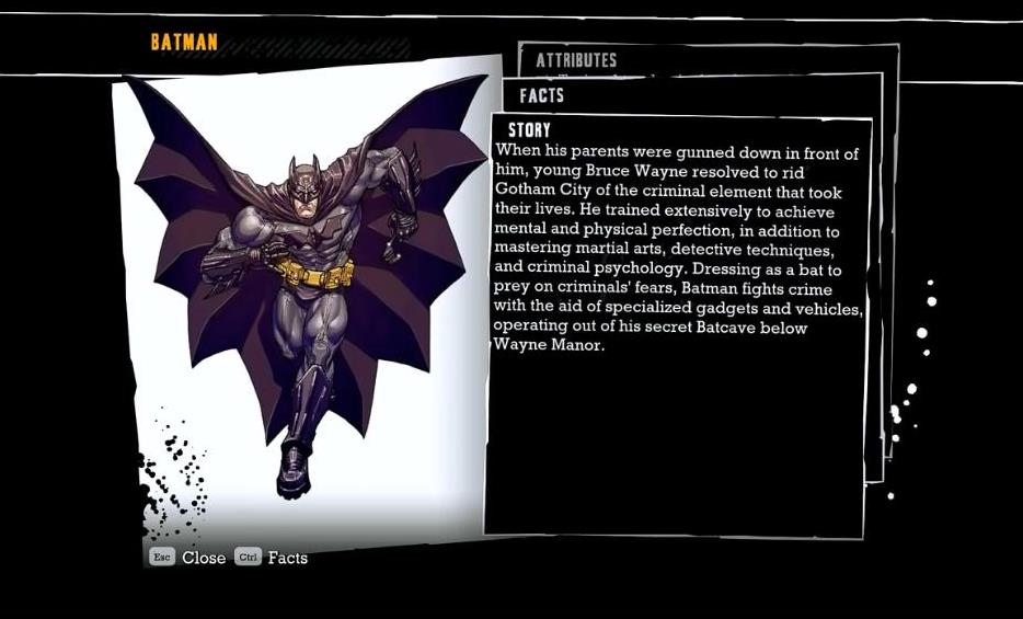 batman arkham asylum character bio