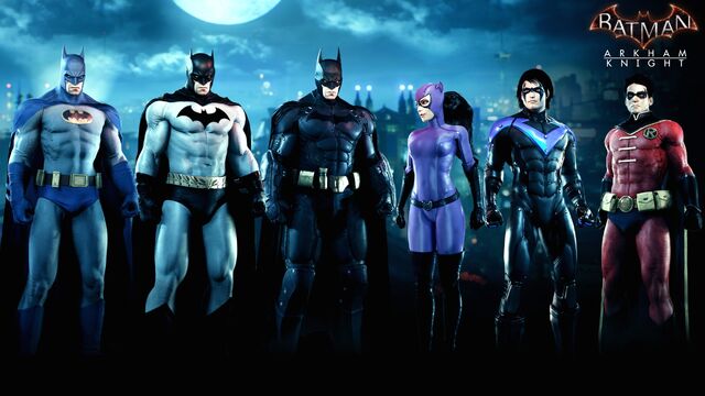 File:Bat-Family Skin Pack ArkhamKnight.jpg